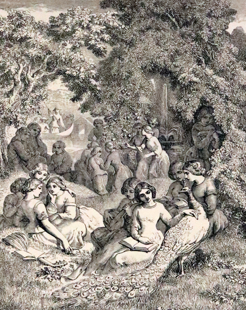 1860 Rare First illustrated Edition by Maclise - The Princess by Alfred Lord Tennyson.