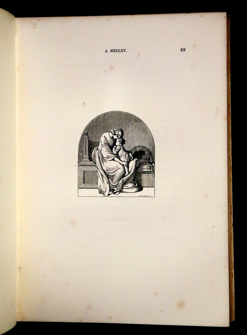 1860 Rare First illustrated Edition by Maclise - The Princess by Alfred Lord Tennyson.