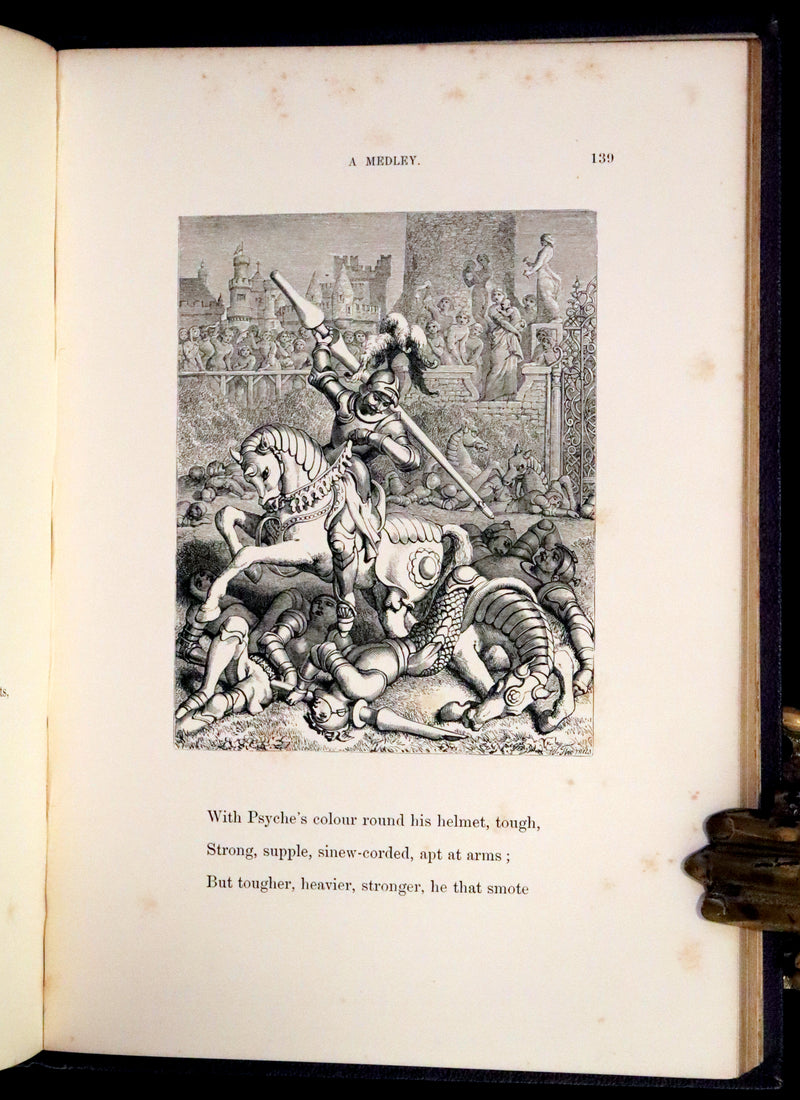 1860 Rare First illustrated Edition by Maclise - The Princess by Alfred Lord Tennyson.