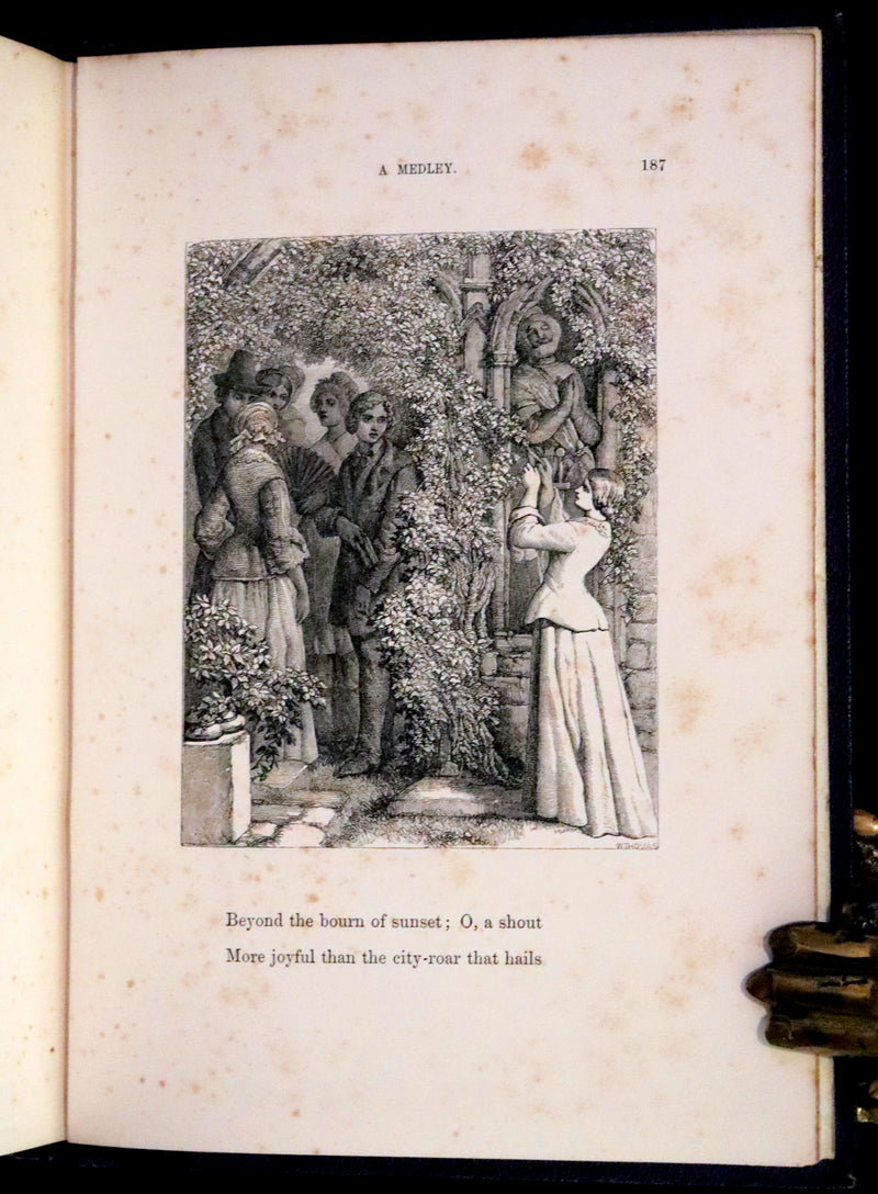 1860 Rare First illustrated Edition by Maclise - The Princess by Alfred Lord Tennyson.