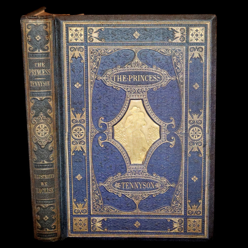 1860 Rare First illustrated Edition by Maclise - The Princess by Alfred Lord Tennyson.