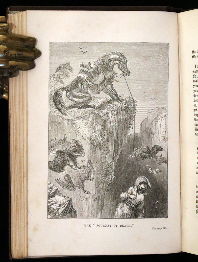1880 Rare Book - The Scalp Hunters, adventure novel set in Northern Mexico by Captain Mayne Reid.