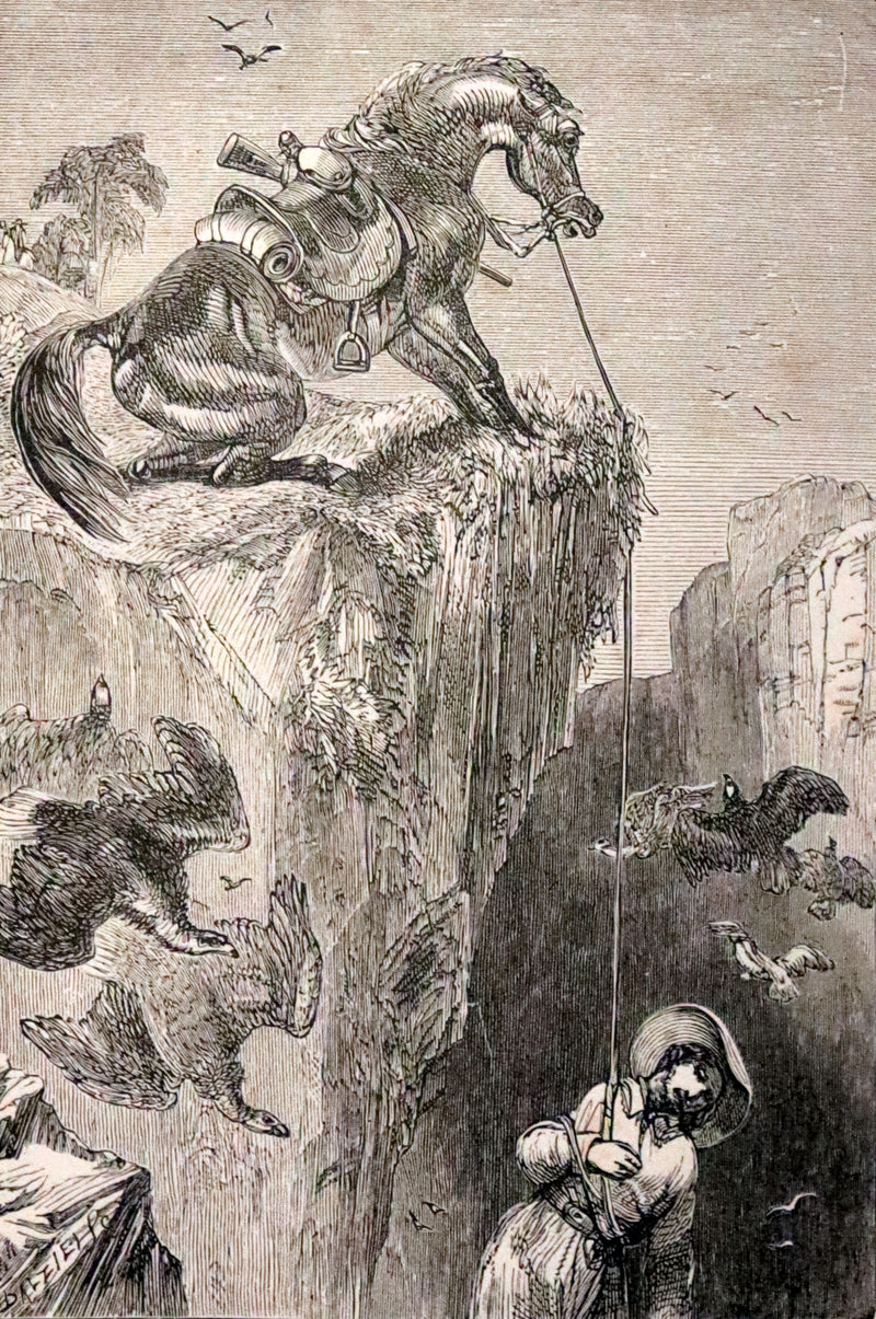 1880 Rare Book - The Scalp Hunters, adventure novel set in Northern Mexico by Captain Mayne Reid.