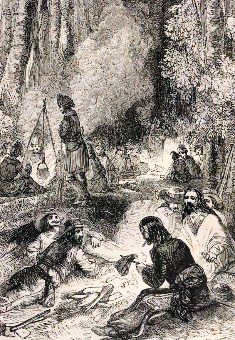 1880 Rare Book - The Scalp Hunters, adventure novel set in Northern Mexico by Captain Mayne Reid.