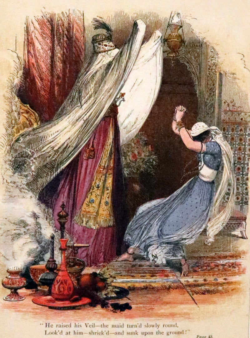 Lala Roh 1868 Rare Book - Lalla Rookh an Oriental Romance by Thomas Moore illus ...