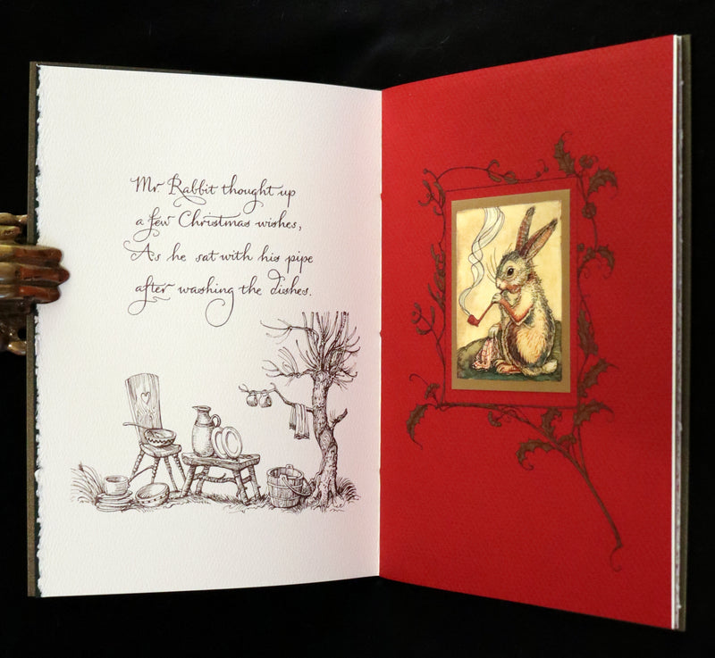 2004 Scarce First Edition - Mr. Rabbit's Christmas Wish Translated for Humans by Charles van Sandwyk.
