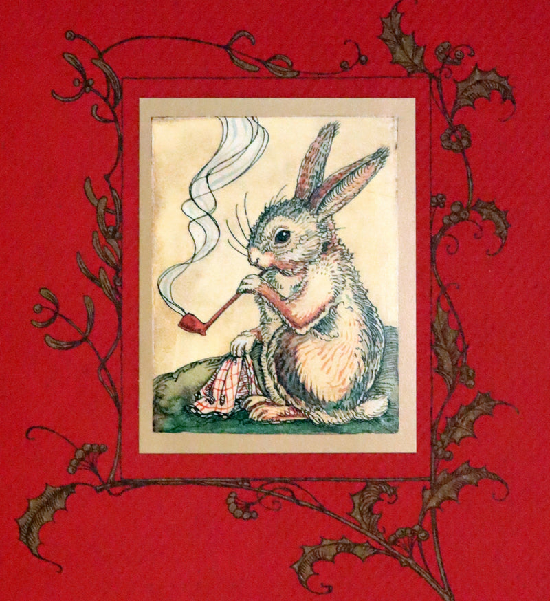 2004 Scarce First Edition - Mr. Rabbit's Christmas Wish Translated for Humans by Charles van Sandwyk.