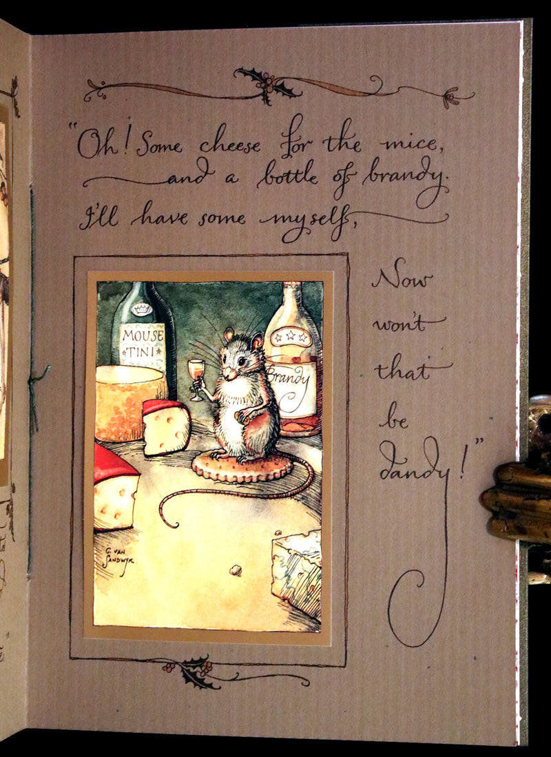 2004 Scarce First Edition - Mr. Rabbit's Christmas Wish Translated for Humans by Charles van Sandwyk.