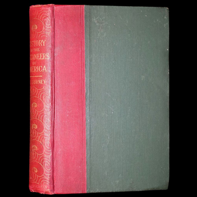 1891 Rare Book - Pirates, The History Of The Buccaneers Of America by James Burney, F.R.S.