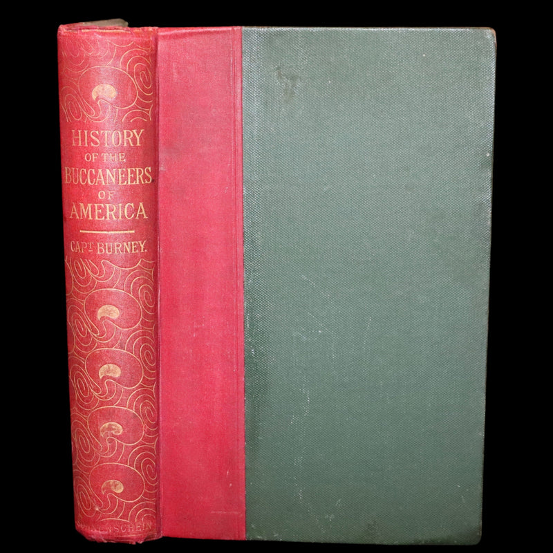1891 Rare Book - Pirates, The History Of The Buccaneers Of America by James Burney, F.R.S.