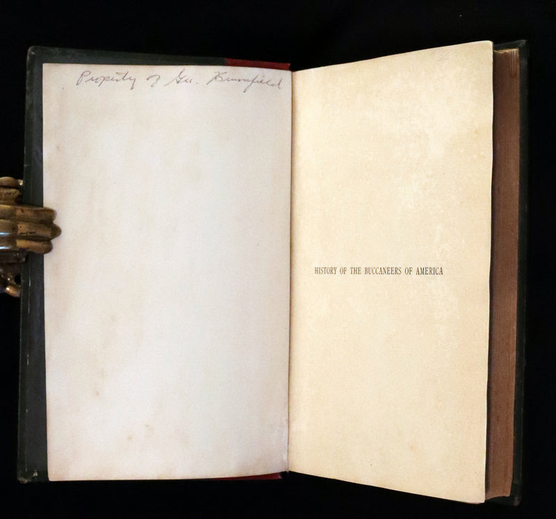 1891 Rare Book - Pirates, The History Of The Buccaneers Of America by James Burney, F.R.S.