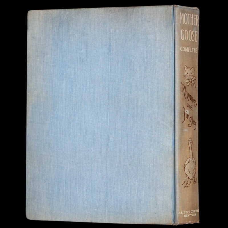1910 Rare Edition -  Mother Goose Complete Rhymes and Jingles Illustrated Fairy Tales.