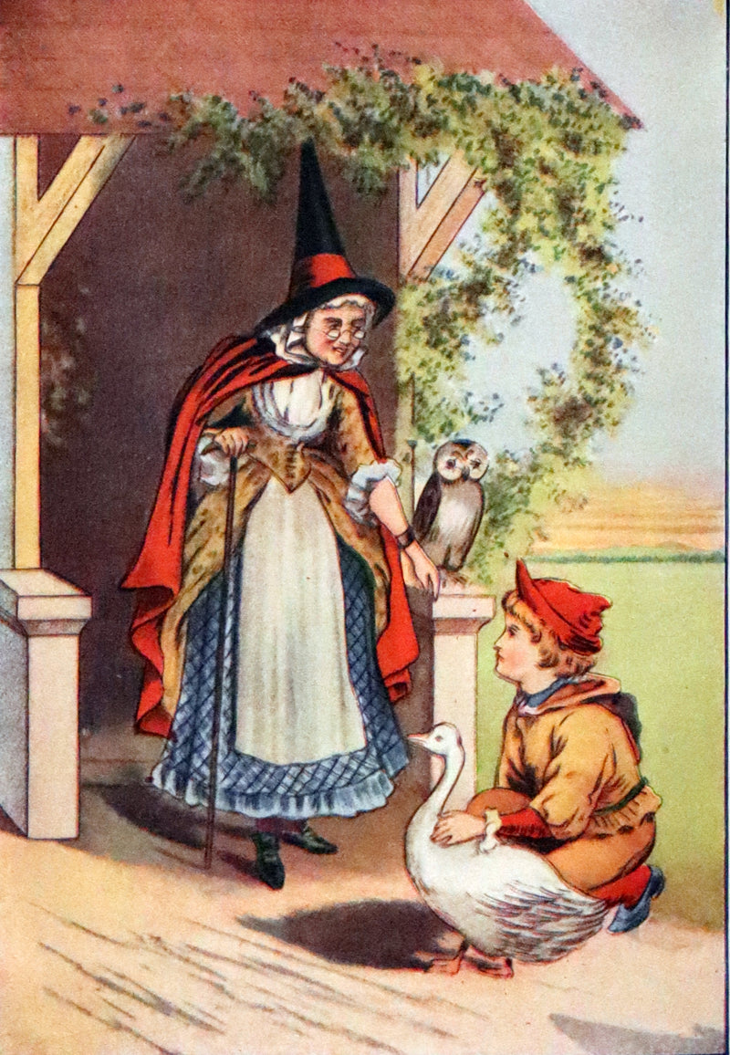 1910 Rare Edition -  Mother Goose Complete Rhymes and Jingles Illustrated Fairy Tales.