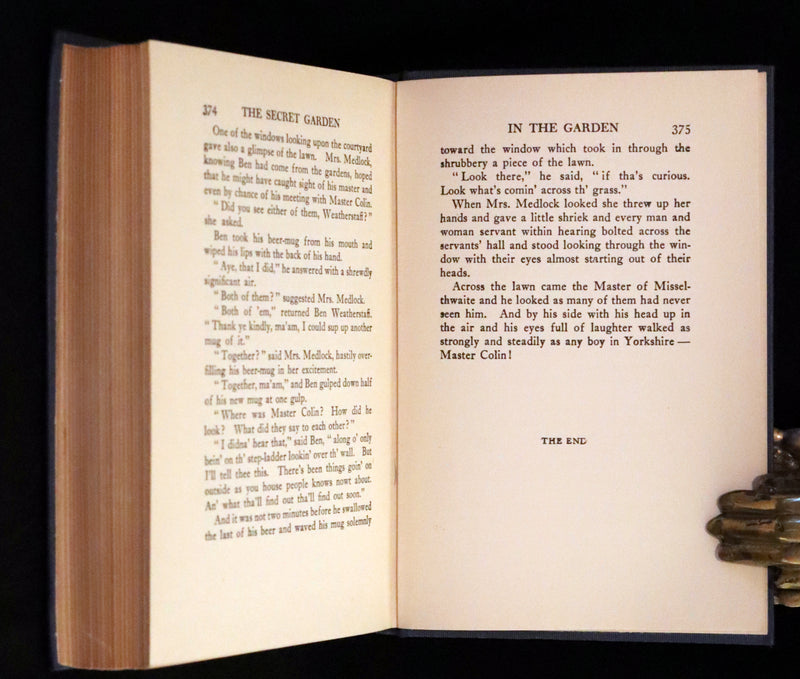 1911 Rare First Edition Book - The Secret Garden by Frances Hodgson Burnett.