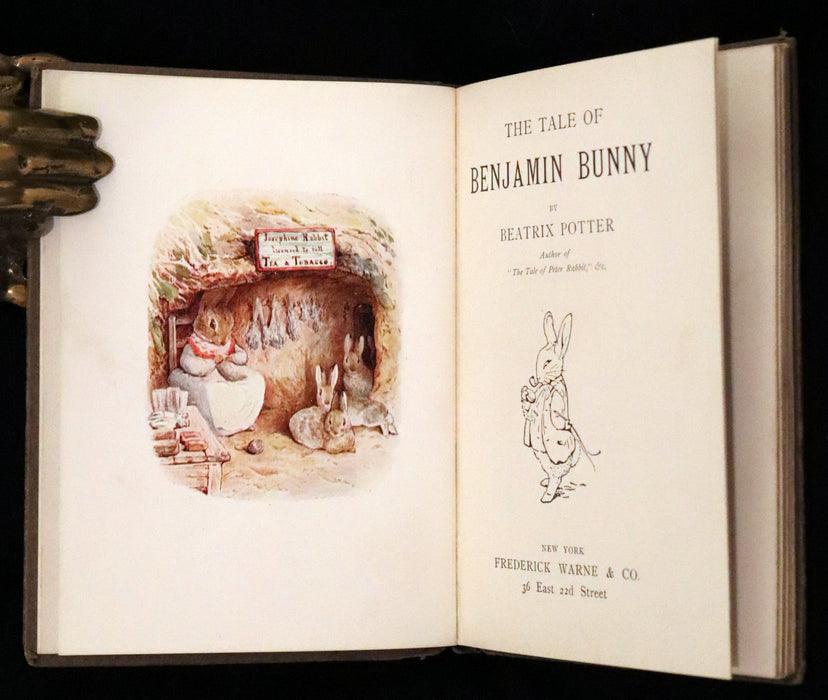 1904 First US Edition - The Tale of Benjamin Bunny by Beatrix Potter.