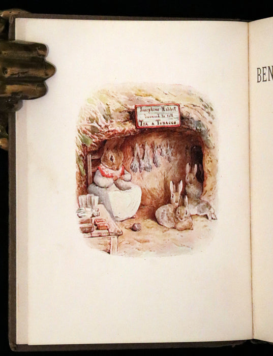 1904 First US Edition - The Tale of Benjamin Bunny by Beatrix Potter.