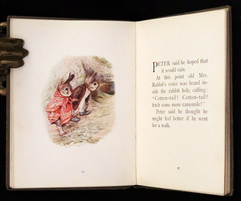 1904 First US Edition - The Tale of Benjamin Bunny by Beatrix Potter.