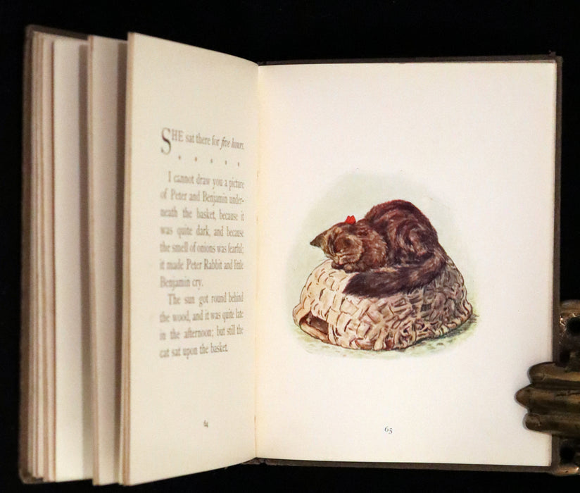 1904 First US Edition - The Tale of Benjamin Bunny by Beatrix Potter.