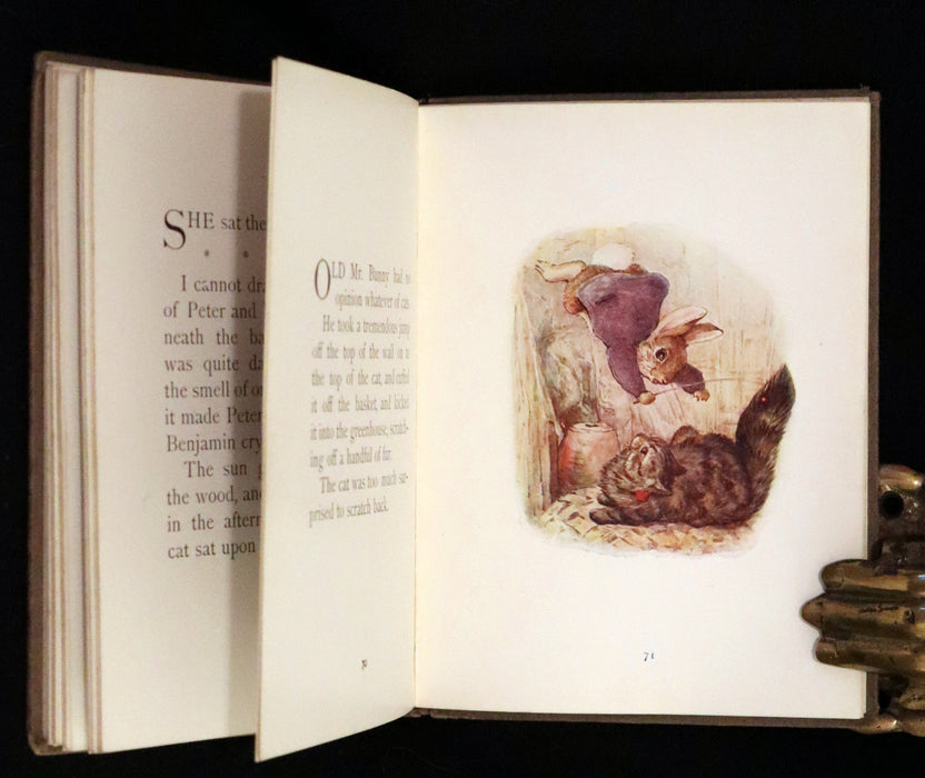 1904 First US Edition - The Tale of Benjamin Bunny by Beatrix Potter.