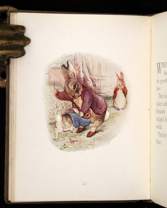 1904 First US Edition - The Tale of Benjamin Bunny by Beatrix Potter.