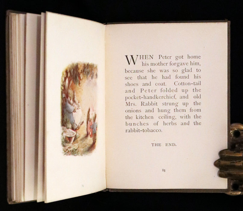 1904 First US Edition - The Tale of Benjamin Bunny by Beatrix Potter.