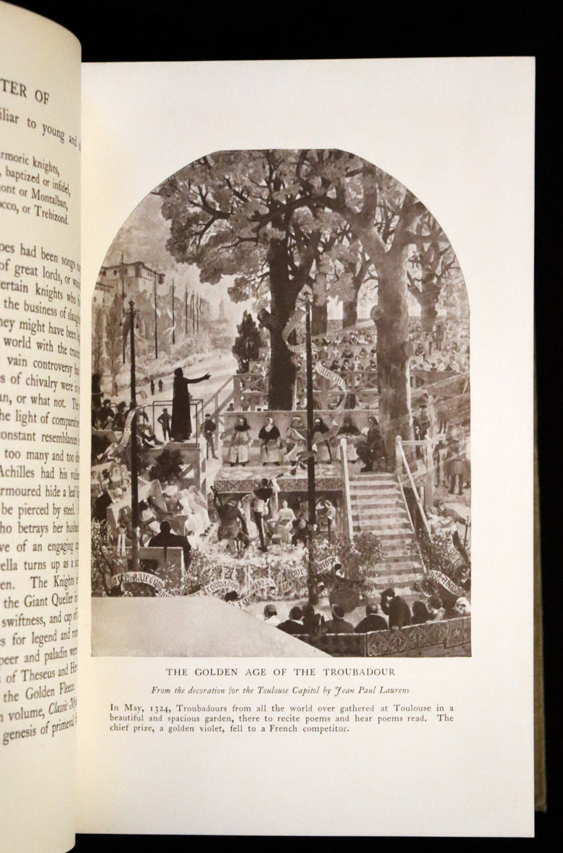 1912 Rare Book - Romance and Legend of Chivalry by A. R. Hope Moncrieff. Illustrated.