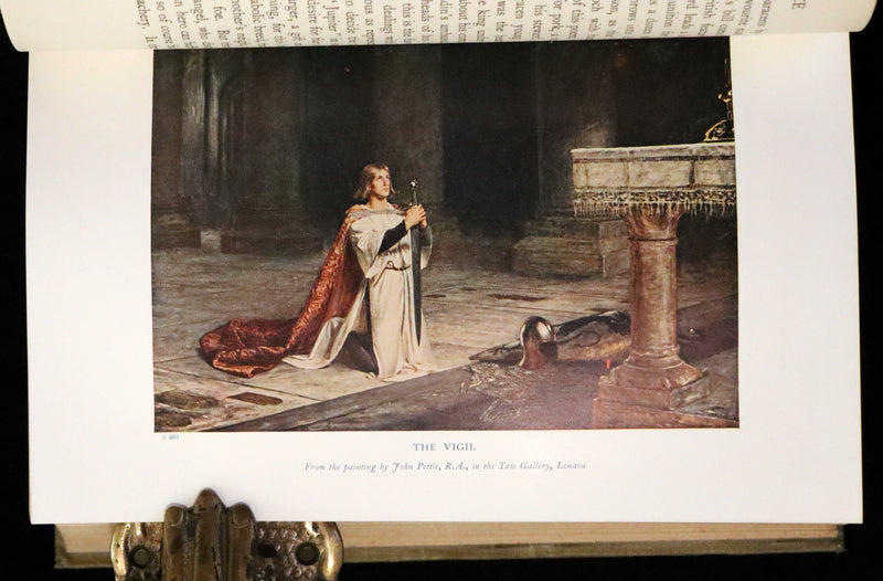 1912 Rare Book - Romance and Legend of Chivalry by A. R. Hope Moncrieff. Illustrated.