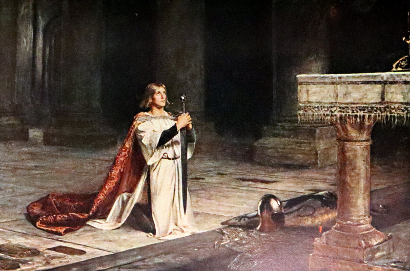 1912 Rare Book - Romance and Legend of Chivalry by A. R. Hope Moncrieff. Illustrated.