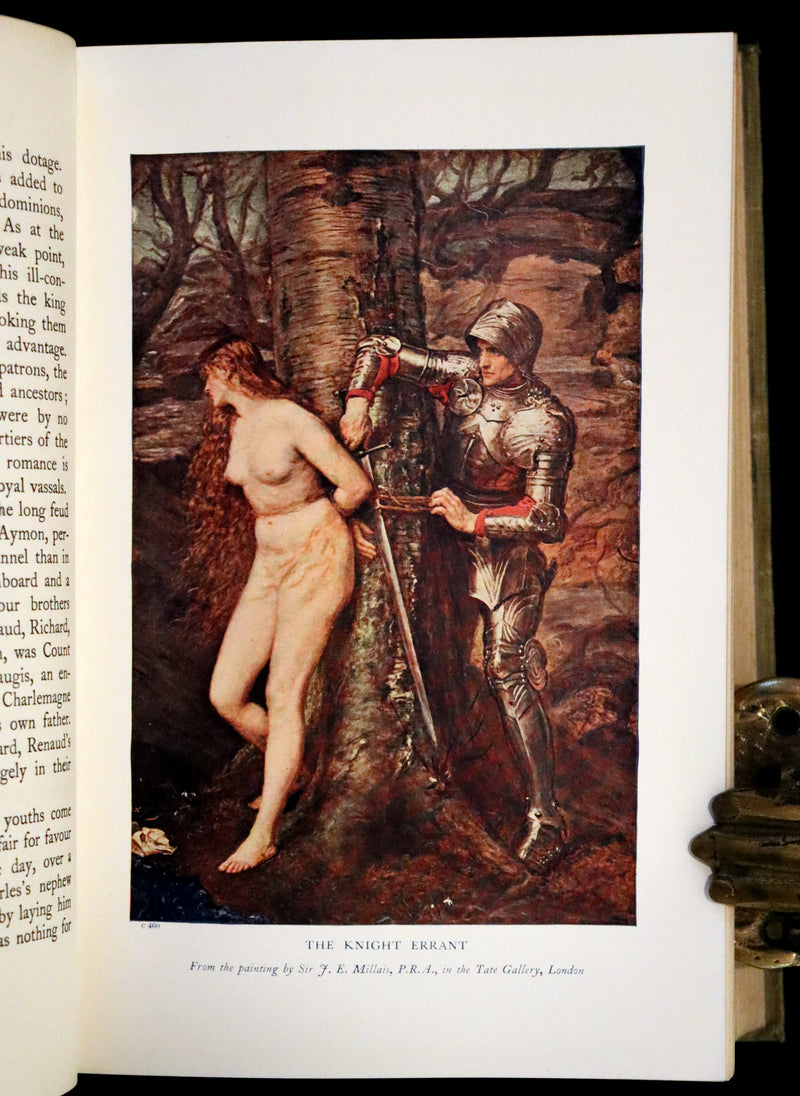 1912 Rare Book - Romance and Legend of Chivalry by A. R. Hope Moncrieff. Illustrated.