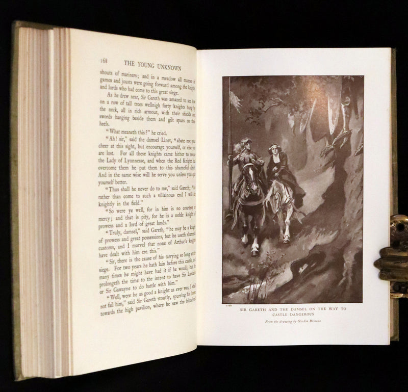 1912 Rare Book - Romance and Legend of Chivalry by A. R. Hope Moncrieff. Illustrated.