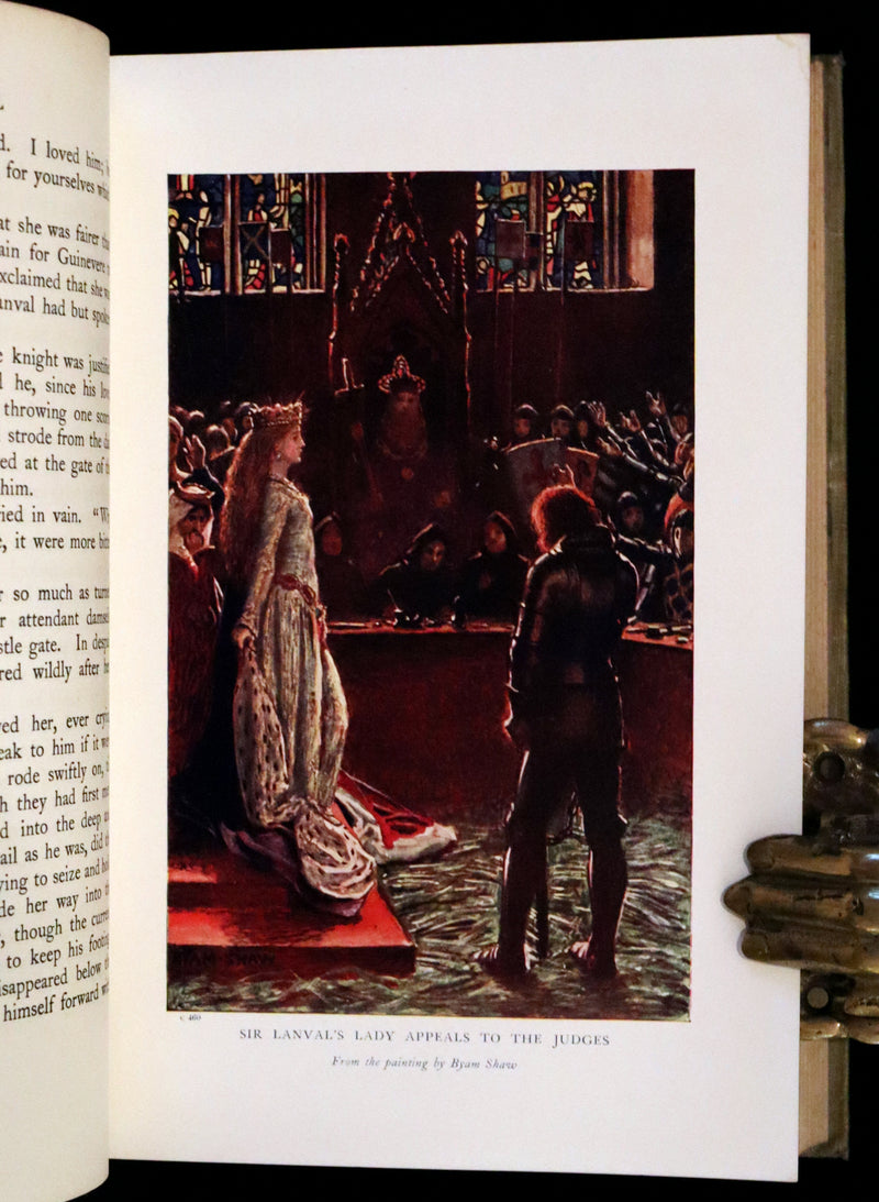 1912 Rare Book - Romance and Legend of Chivalry by A. R. Hope Moncrieff. Illustrated.