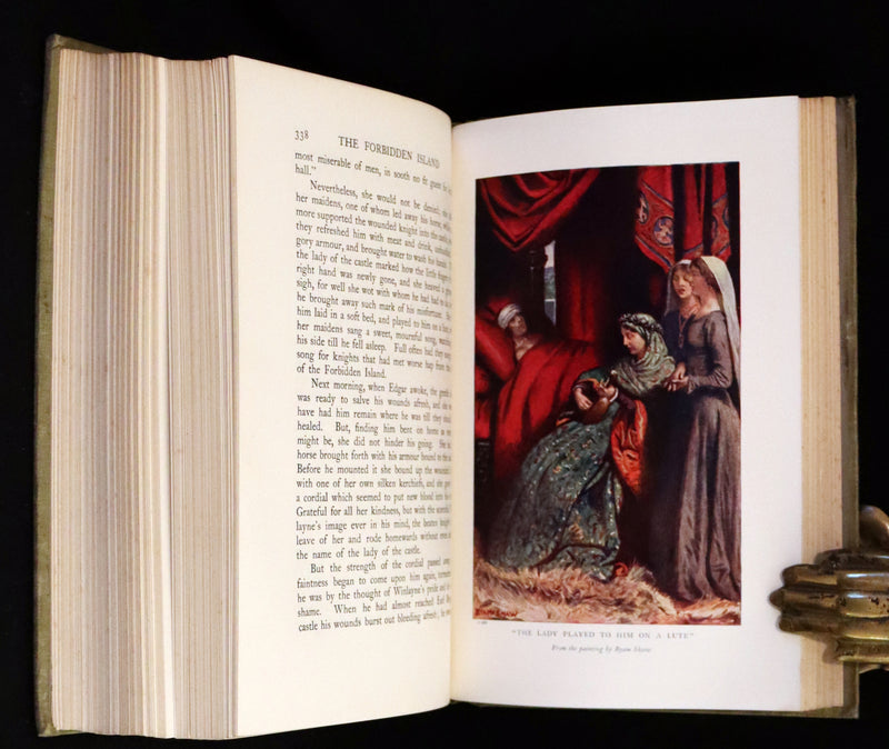 1912 Rare Book - Romance and Legend of Chivalry by A. R. Hope Moncrieff. Illustrated.