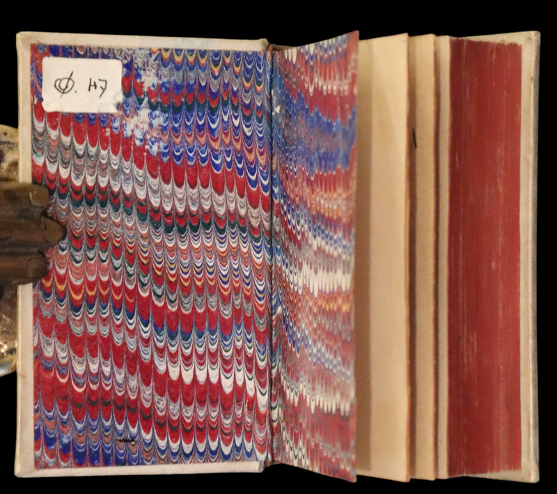 1869 Rare Italian Vellum Book - La Divina Commedia di Dante Alighieri, The Divine Comedy.