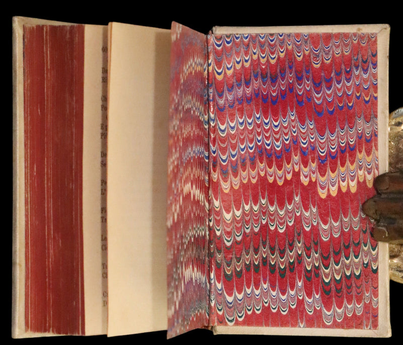 1869 Rare Italian Vellum Book - La Divina Commedia di Dante Alighieri, The Divine Comedy.