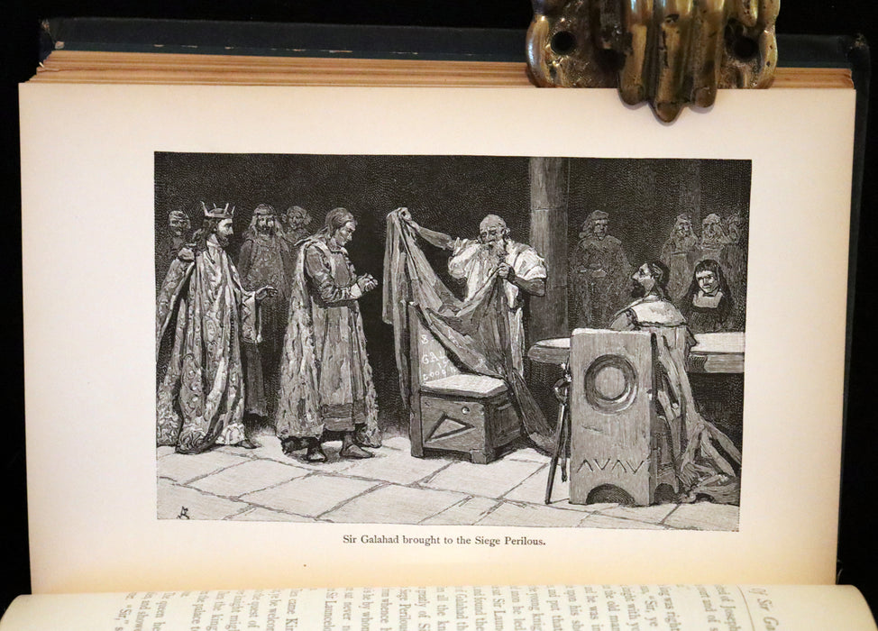 1880 Rare First Edition - The Boy's King Arthur and His Noble Knights of the Round Table illustrated.