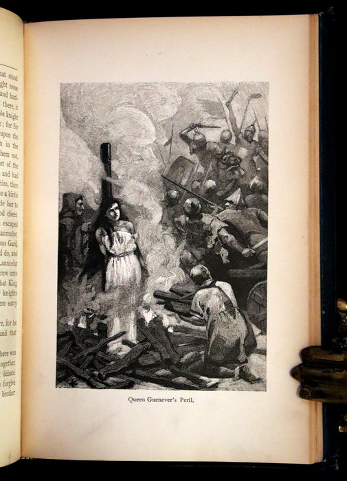 1880 Rare First Edition - The Boy's King Arthur and His Noble Knights of the Round Table illustrated.