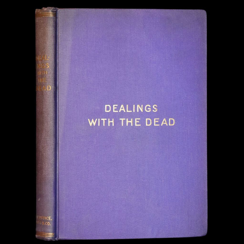 1900 Scarce First US Edition - Dealings With The Dead, Narratives From La Légende de la Mort en Basse Bretagne.
