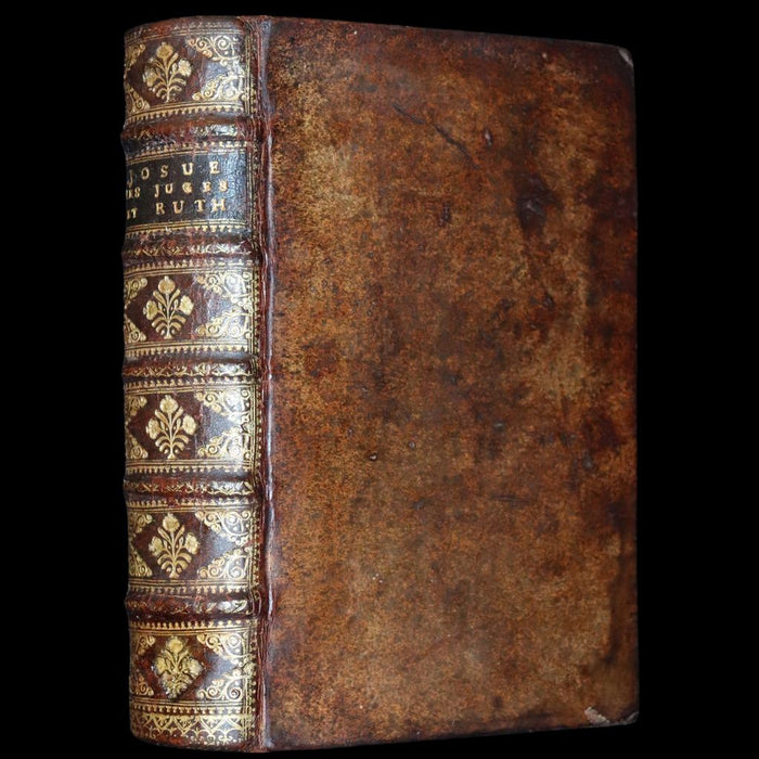 1687 Rare Latin French Bible - Joshua, Book of Judges, Book of Ruth - Josue, Les Juges et Ruth.