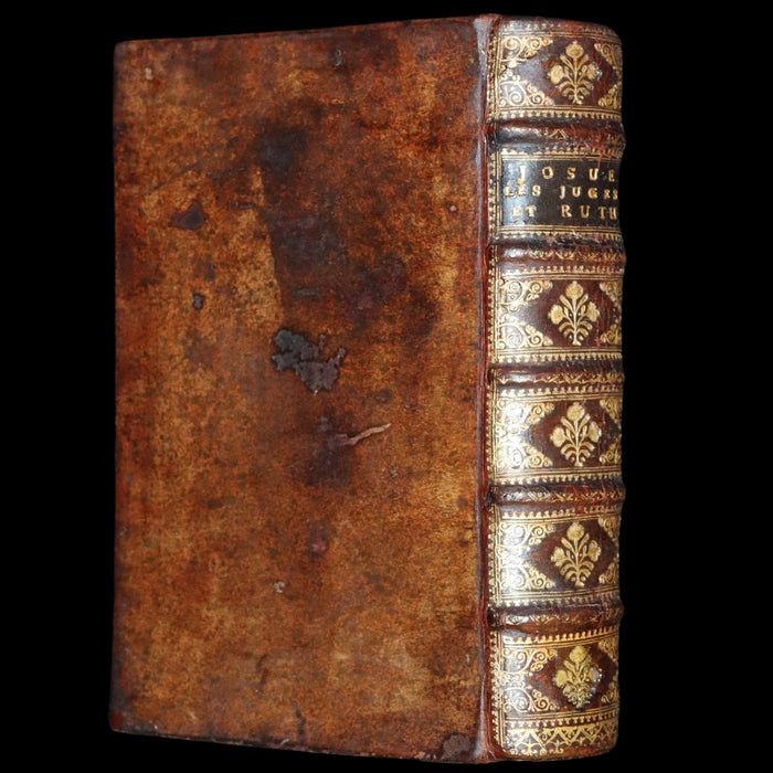 1687 Rare Latin French Bible - Joshua, Book of Judges, Book of Ruth - Josue, Les Juges et Ruth.