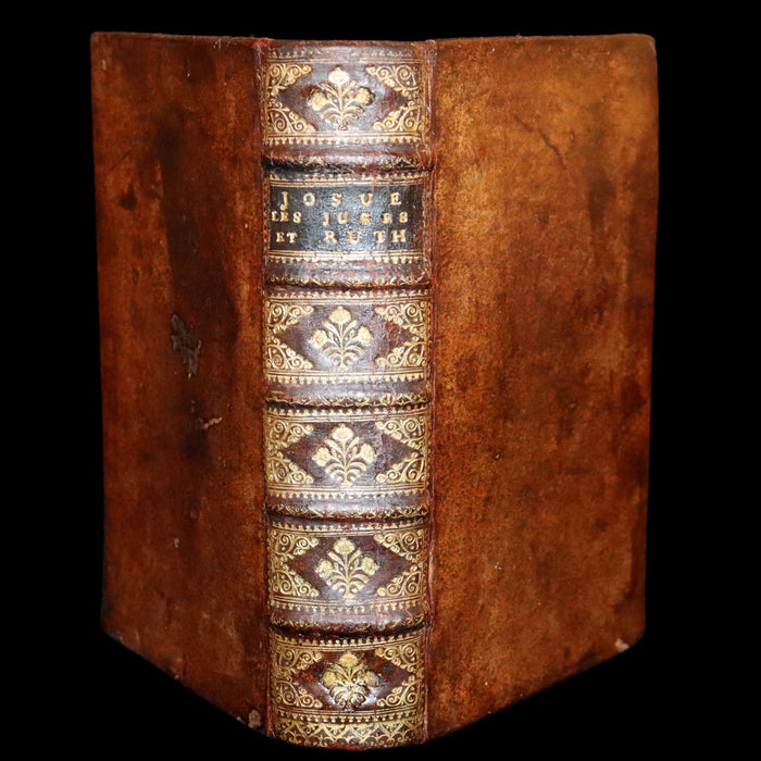 1687 Rare Latin French Bible - Joshua, Book of Judges, Book of Ruth - Josue, Les Juges et Ruth.