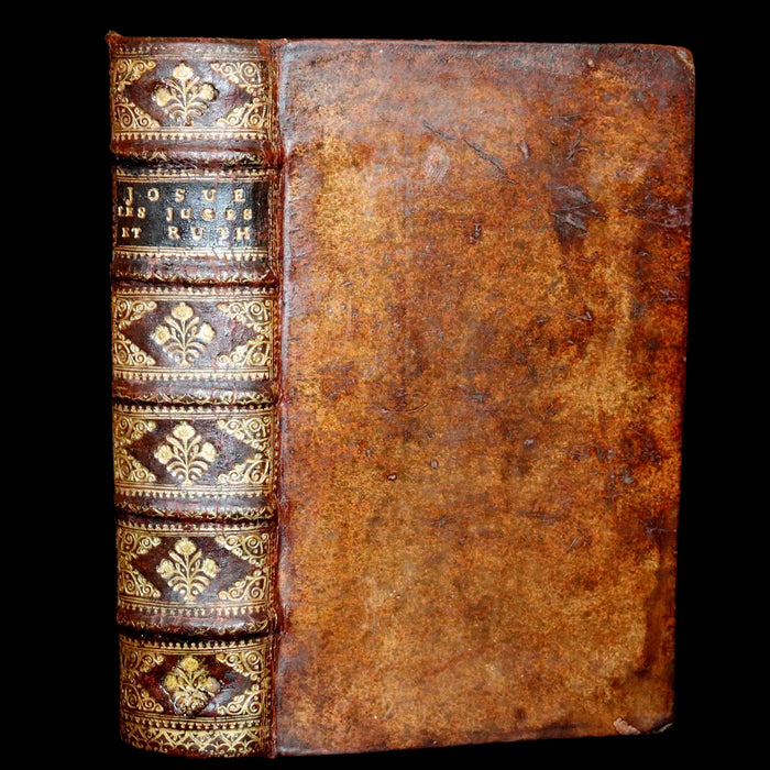 1687 Rare Latin French Bible - Joshua, Book of Judges, Book of Ruth - Josue, Les Juges et Ruth.