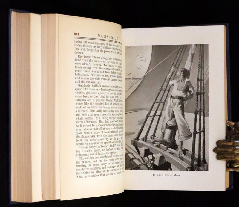 1920 Scarce First Illustrated Edition by Charles O. Golden - Moby Dick or The White Whale by Herman Melville.