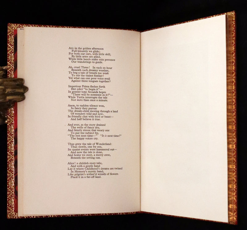 1947 Scarce 1stED in Bayntun Binding - Alice in Wonderland, First Edition Illustrated by Eileen Soper.