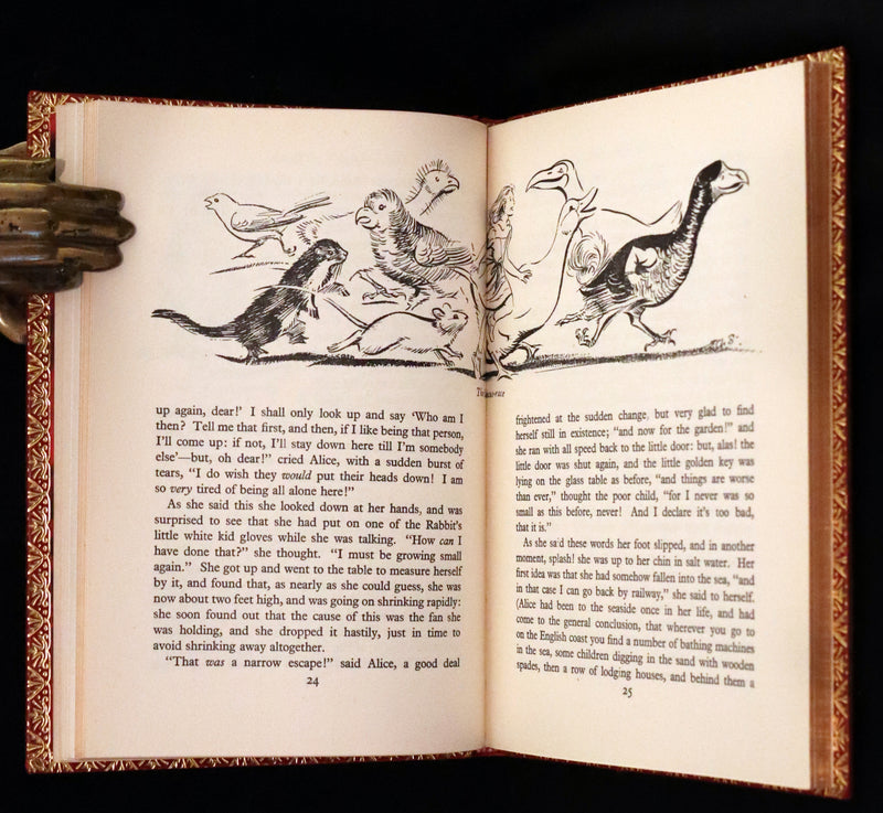 1947 Scarce 1stED in Bayntun Binding - Alice in Wonderland, First Edition Illustrated by Eileen Soper.