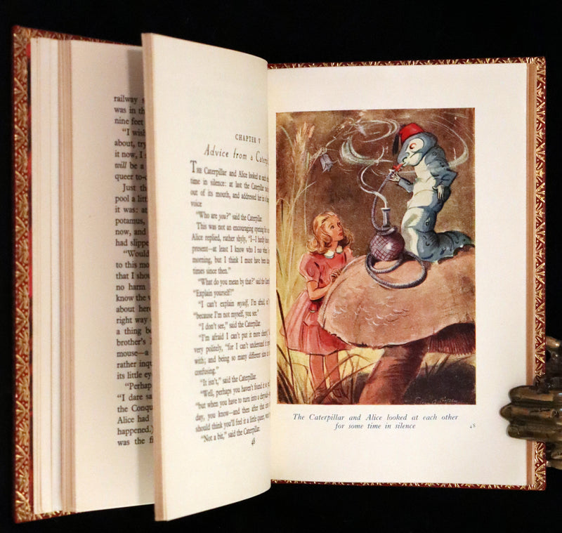 1947 Scarce 1stED in Bayntun Binding - Alice in Wonderland, First Edition Illustrated by Eileen Soper.
