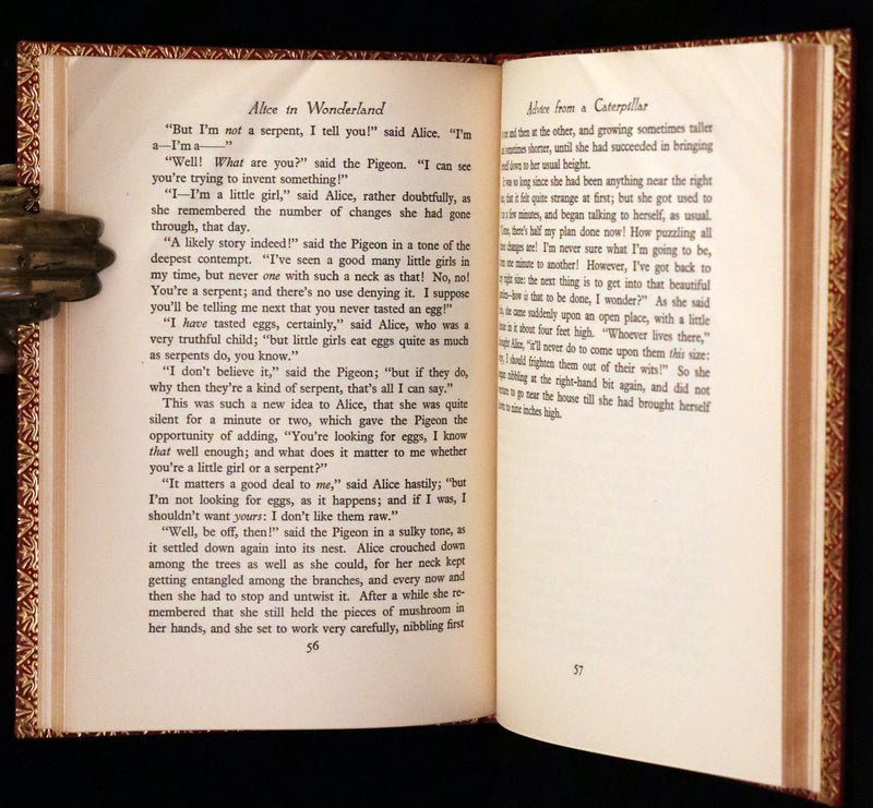 1947 Scarce 1stED in Bayntun Binding - Alice in Wonderland, First Edition Illustrated by Eileen Soper.