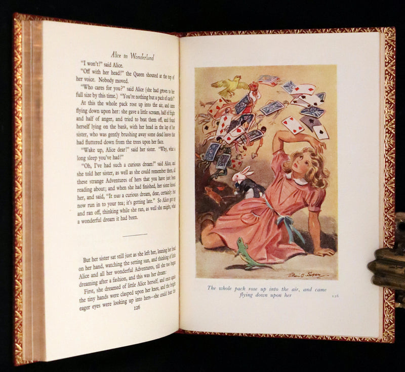 1947 Scarce 1stED in Bayntun Binding - Alice in Wonderland, First Edition Illustrated by Eileen Soper.