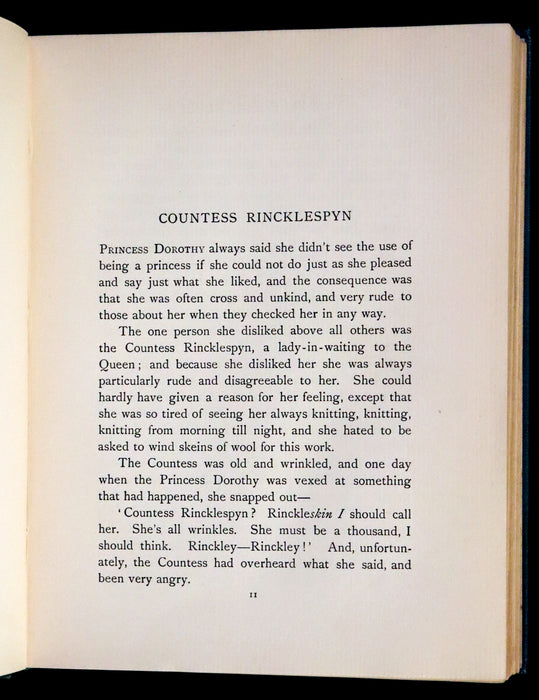 1906 Rare First Edition - Countess Rincklespyn and Other Edwardian Fairy Tales by Helen M. Dixon.