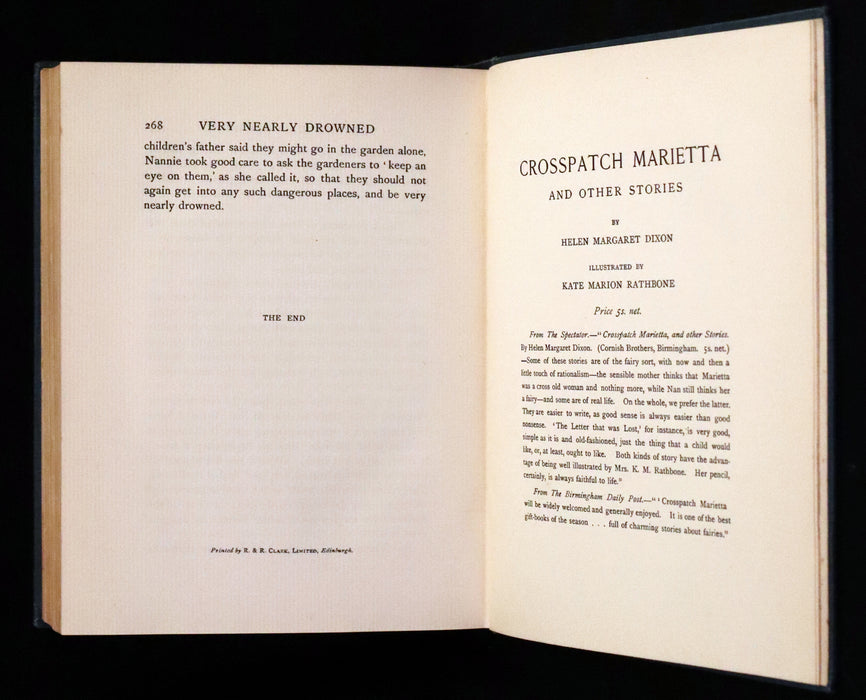 1906 Rare First Edition - Countess Rincklespyn and Other Edwardian Fairy Tales by Helen M. Dixon.
