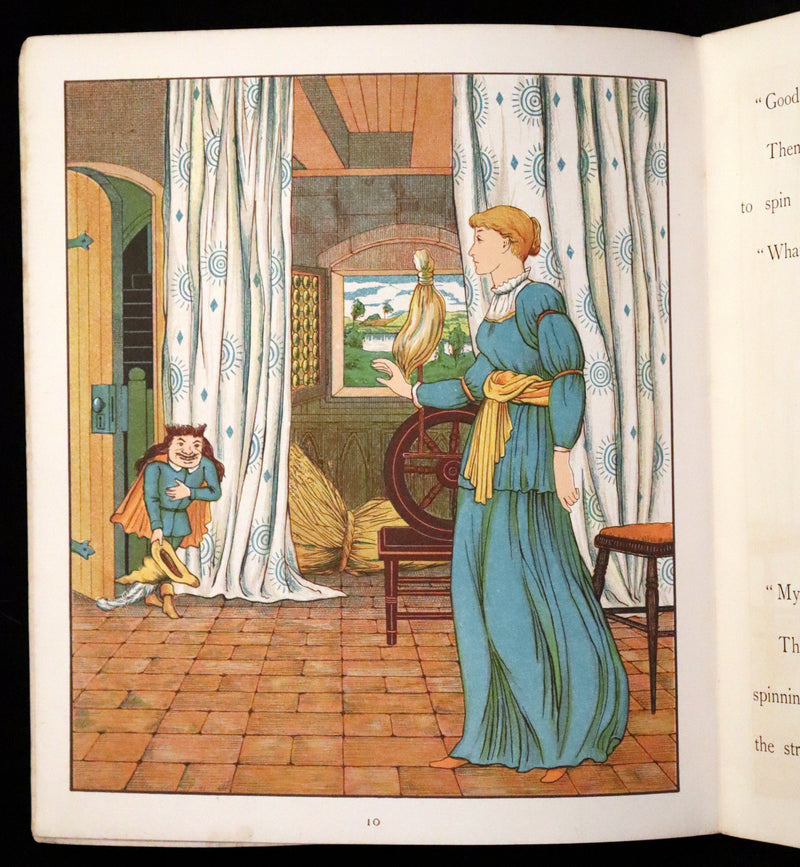 1882 Scarce First Illustrated Edition by George R. Halkett - Rumpelstiltskin by The Brothers Grimm.